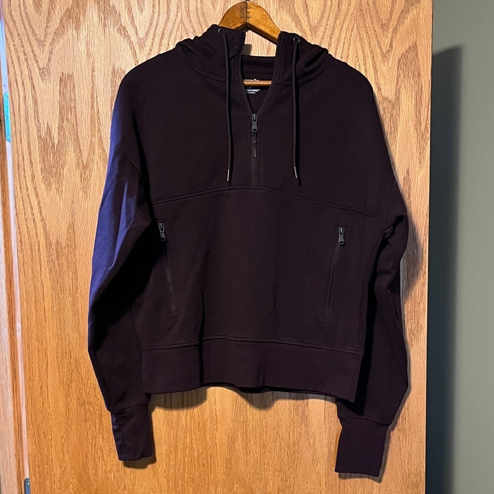 Old Navy Purple Half-Zip Pullover Hoodie